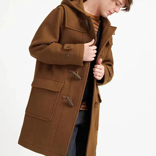 Long custom wool blend men coat Long custom wool blend men coat